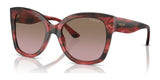 Vogue VO5338S Sunglasses Red Havana / Pink Gradient Brown