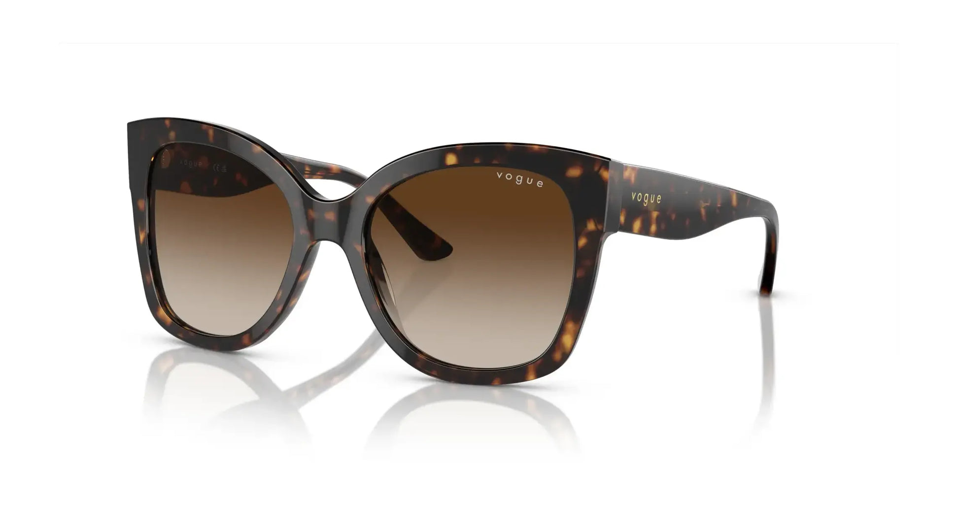 Vogue VO5338S Sunglasses Dark Havana / Brown Gradient
