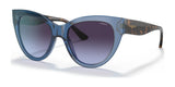 Vogue VO5339S Sunglasses Blue Transparent / Violet Gradient Dark Grey