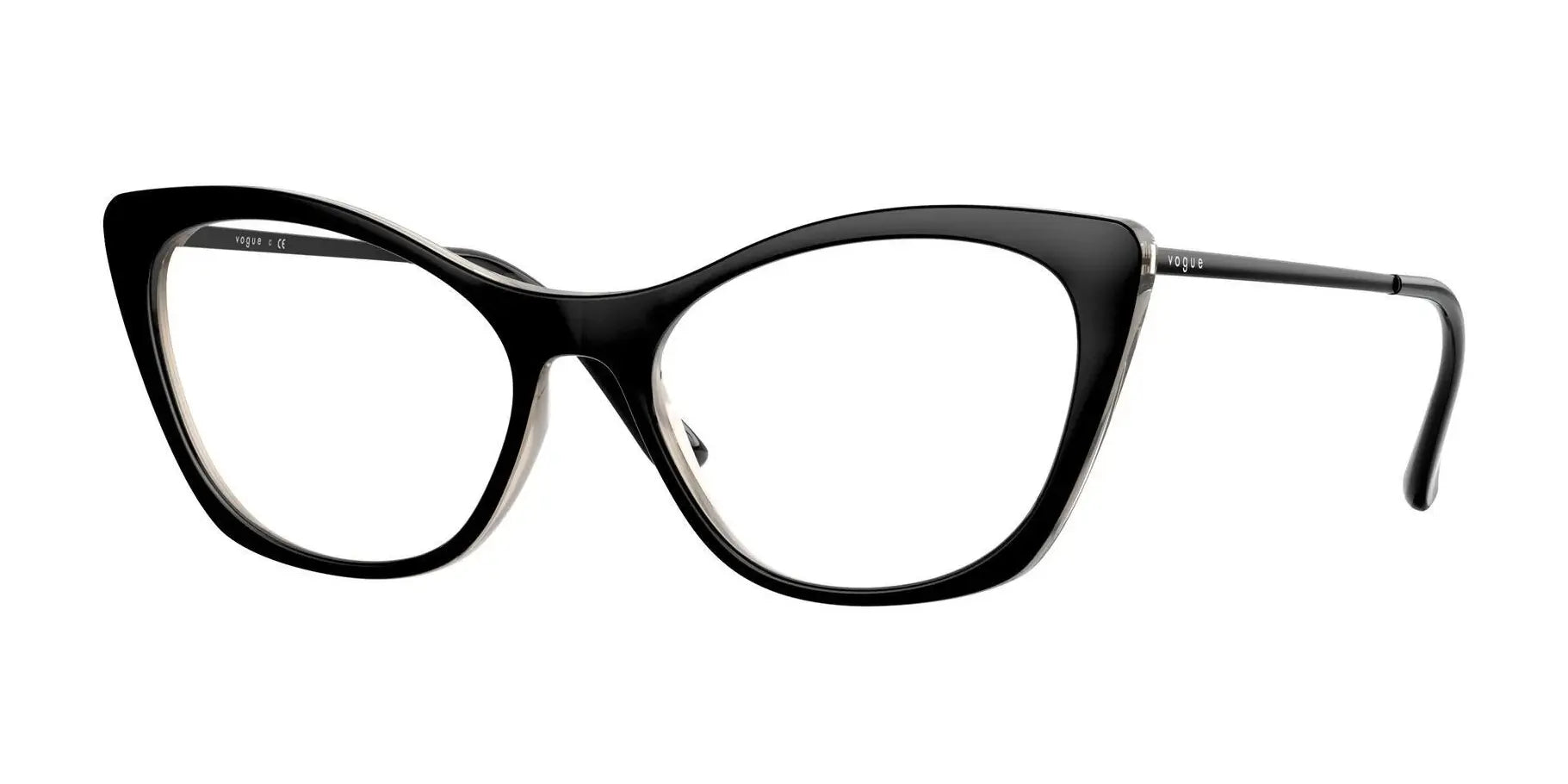 Vogue VO5355 Eyeglasses Top Black / Brown Serigraphy