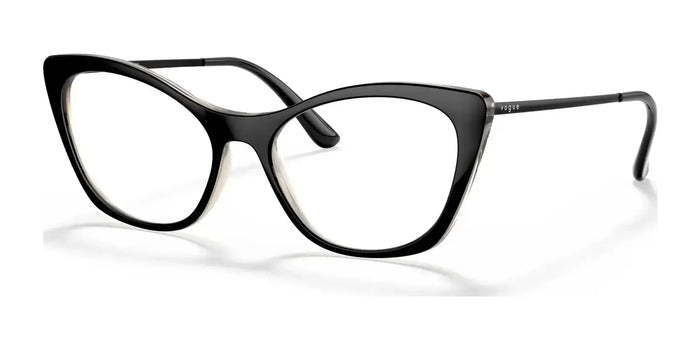 Vogue VO5355 Eyeglasses | Size 51 / Top Black / Brown Serigraphy №2839