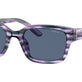 Purple Striped Green №286680