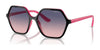 Vogue VO5361S Sunglasses | Size 55 / Top Black/Fuchsia / Pink Gradient Blue (2N 25.2%) №3009I6