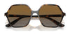 Vogue VO5361S Sunglasses | Size 55 / Dark Havana / Brown Gradient (Polarized) (3P 14%) №W656T5