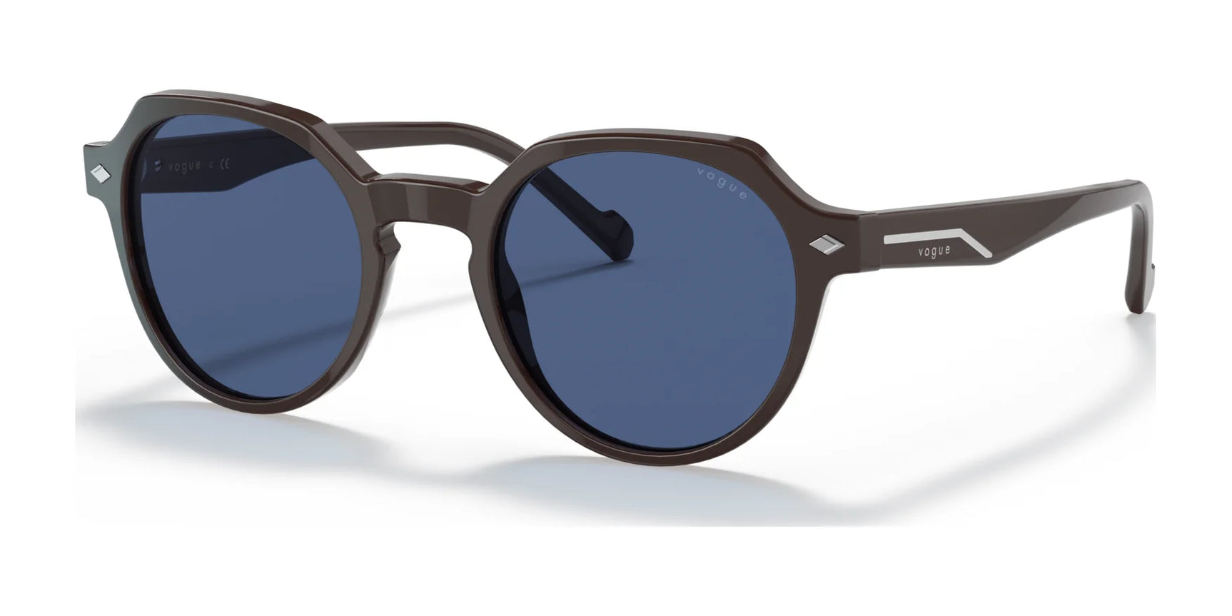 Vogue VO5370S Sunglasses Opal Brown / Dark Blue