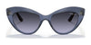 Vogue VO5377S Sunglasses | Size 52 / Transparent Blue №27624Q / Violet Gradient Dark Grey (2N 22.9%)