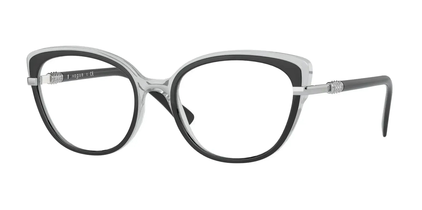Vogue VO5383B Eyeglasses Top Black / Transparent Grey
