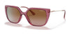 Vogue VO5386S Sunglasses | Size 54 / Transparent Purple №279813 / Brown Gradient (2N 25.6%)