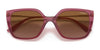 Vogue VO5386S Sunglasses | Size 54 / Transparent Purple №279813 / Brown Gradient (2N 25.6%)