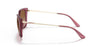 Vogue VO5386SF Sunglasses / Transparent Purple №279813 / Brown Gradient (2N 26.4%) / Size 55