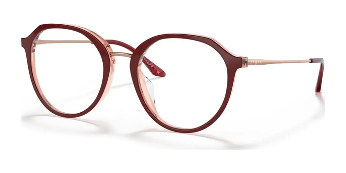 Vogue VO5401D Eyeglasses | Size 53 / Top Red / Red Transparent №2297