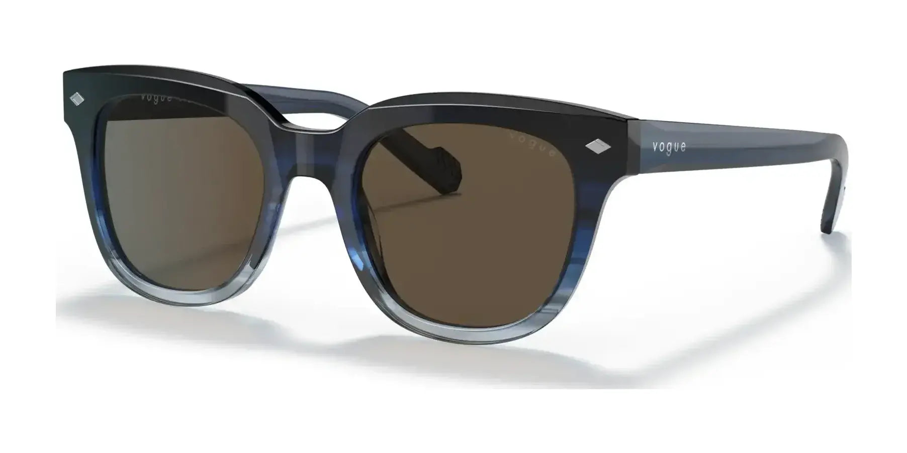 Vogue VO5408S Sunglasses Gradient Blue / Dark Brown