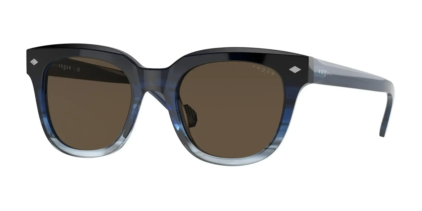 Vogue VO5408S Sunglasses Gradient Blue / Dark Brown