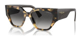 Vogue VO5409S Sunglasses Yellow Tortoise / Grey Gradient Black