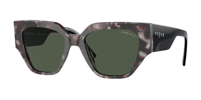 Vogue VO5409S Sunglasses Grey Tortoise / Dark Green Polarized