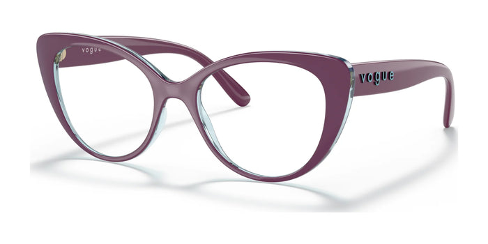 Vogue VO5422 Eyeglasses | Size 50 / Top Dark Violet / Serigraphy №2995