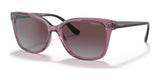 Vogue VO5426S Sunglasses Transparent Purple / Grey Gradient Dark Violet (Polarized)