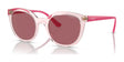 Vogue VO5427SF Sunglasses Transparent Pink / Dark Violet