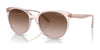 Vogue VO5453SF Sunglasses | Size 54 / Transparent Pink №282813 / Gradient Brown (3N 16%)