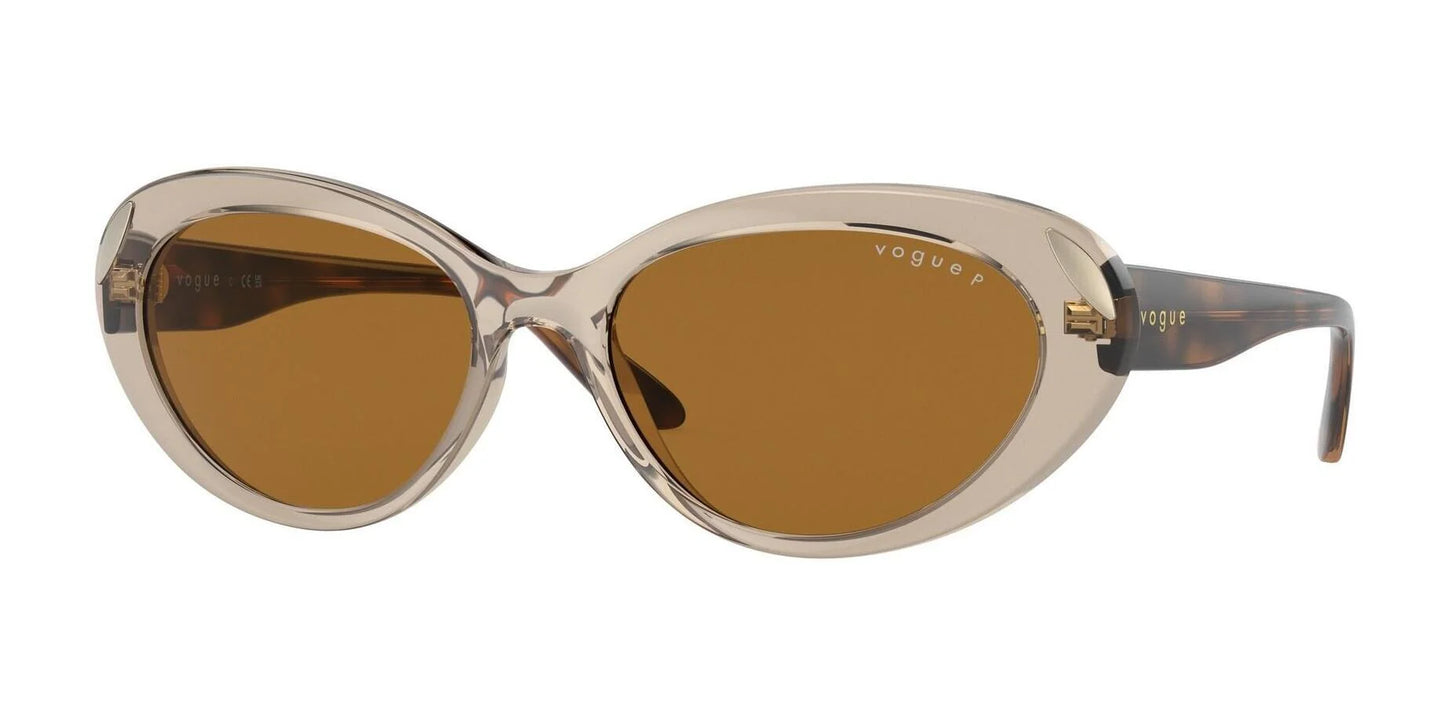 Vogue VO5456S Sunglasses Transparent Caramel / Bronze Polar