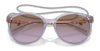Vogue VO5460S Sunglasses | Size 56 / Transparent Purple №292568 / Violet Gradient Brown (2N 26%)