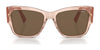 Vogue VO5462S Sunglasses | Size 54 / Dark Havana / Grey Gradient Dark Grey (Polarized) (3P 12%) №W656T3