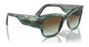 Vogue VO5462S Sunglasses | Size 54 / Dark Havana / Grey Gradient Dark Grey (Polarized) (3P 12%) №W656T3