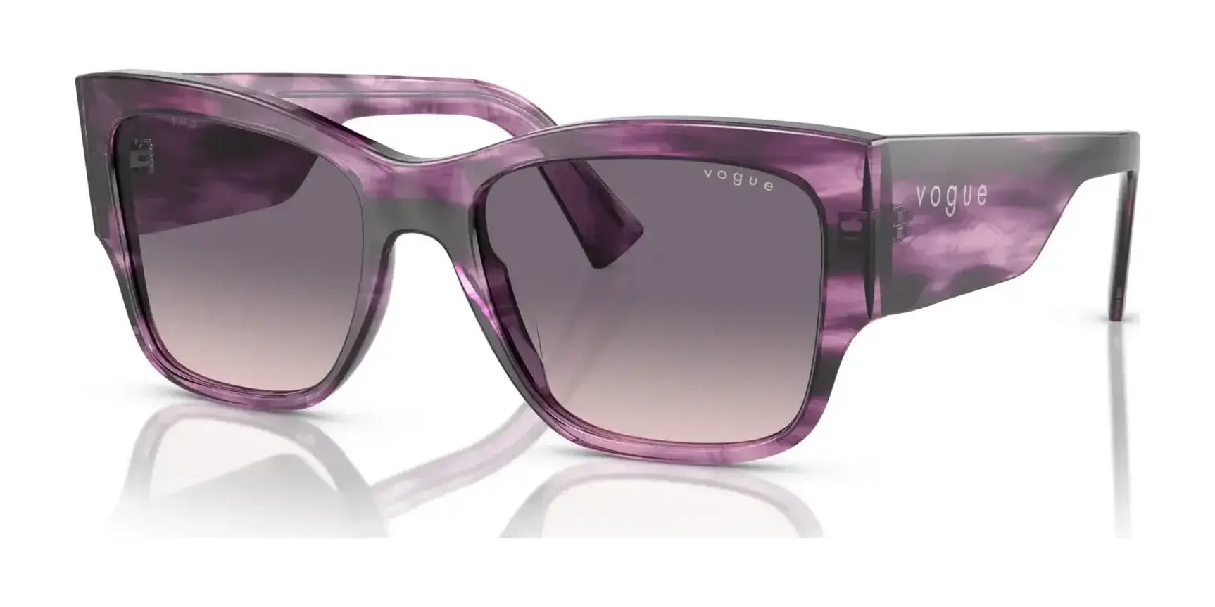 Vogue VO5462S Sunglasses Purple Havana / Pink Gradient Dark Violet