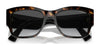 Vogue VO5462S Sunglasses | Size 54 / Dark Havana / Grey Gradient Dark Grey (Polarized) (3P 12%) №W656T3