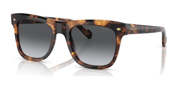 Vogue VO5465S Sunglasses | Size 51 / Havana Honey / Gradient Dark Grey (Polarized) (3P 12%) №2819T3