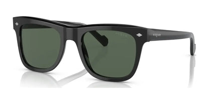 Vogue VO5465S Sunglasses Black / Dark Green