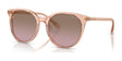 Vogue VO5468SD Sunglasses Transparent Peach / Violet Gradient Brown
