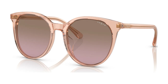 Vogue VO5468SD Sunglasses | Size 56 / Transparent Peach / Violet Gradient Brown (2N 27%) №295414