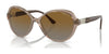 Vogue VO5475SB Sunglasses | Size 57 / Transparent Brown / Grey Gradient Brown (Polarized) (3P 14%) №2940T5