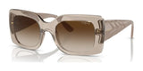 Vogue VO5481S Sunglasses Transparent Caramel / Gradient Brown