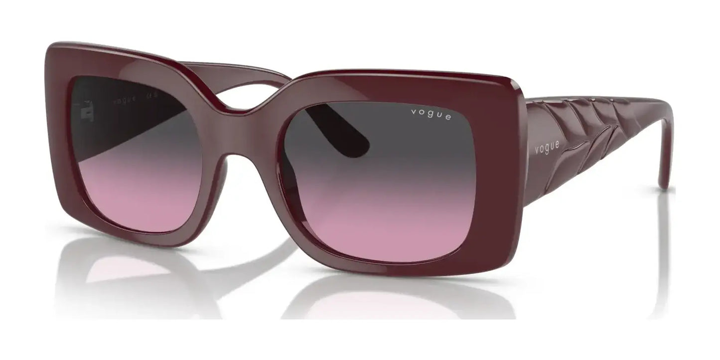 Vogue VO5481S Sunglasses Full Bordeaux / Violet Gradient Grey