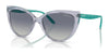 Vogue VO5484S Sunglasses | Size 57 / Transparent Light Violet / Grey Gradient Blue (2N 25%) №29254L