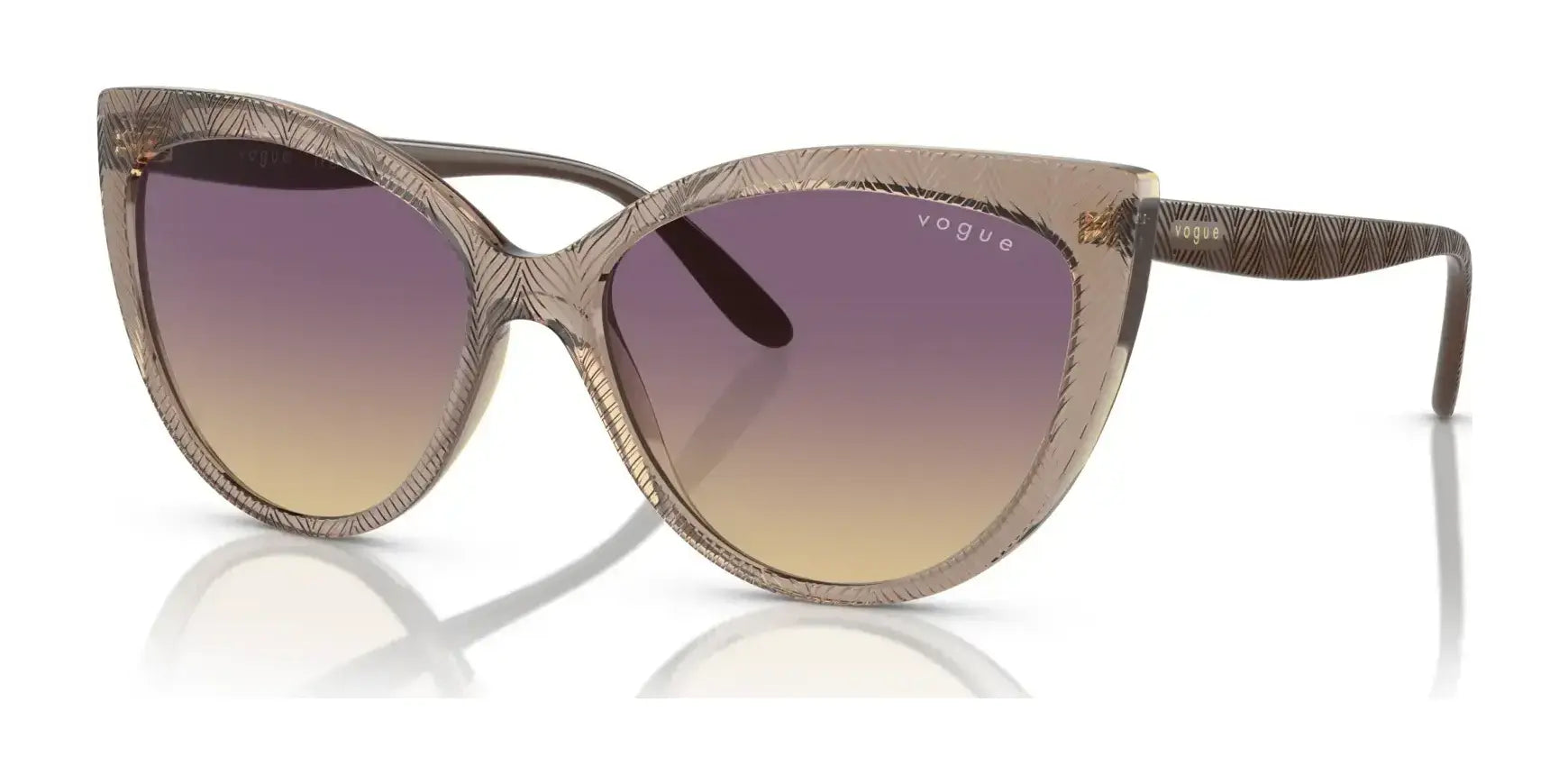 Vogue VO5484S Sunglasses Transparent Brown / Yellow Gradient Violet