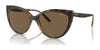 Vogue VO5484S Sunglasses | Size 57 / Dark Havana / Dark Brown (3N 14.5%) №W65673