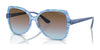 Vogue VO5488S Sunglasses | Size 56 / Top Texture Green/Blue / Azure Gradient Pink Gradient Brown (2N 23.9%) №306048