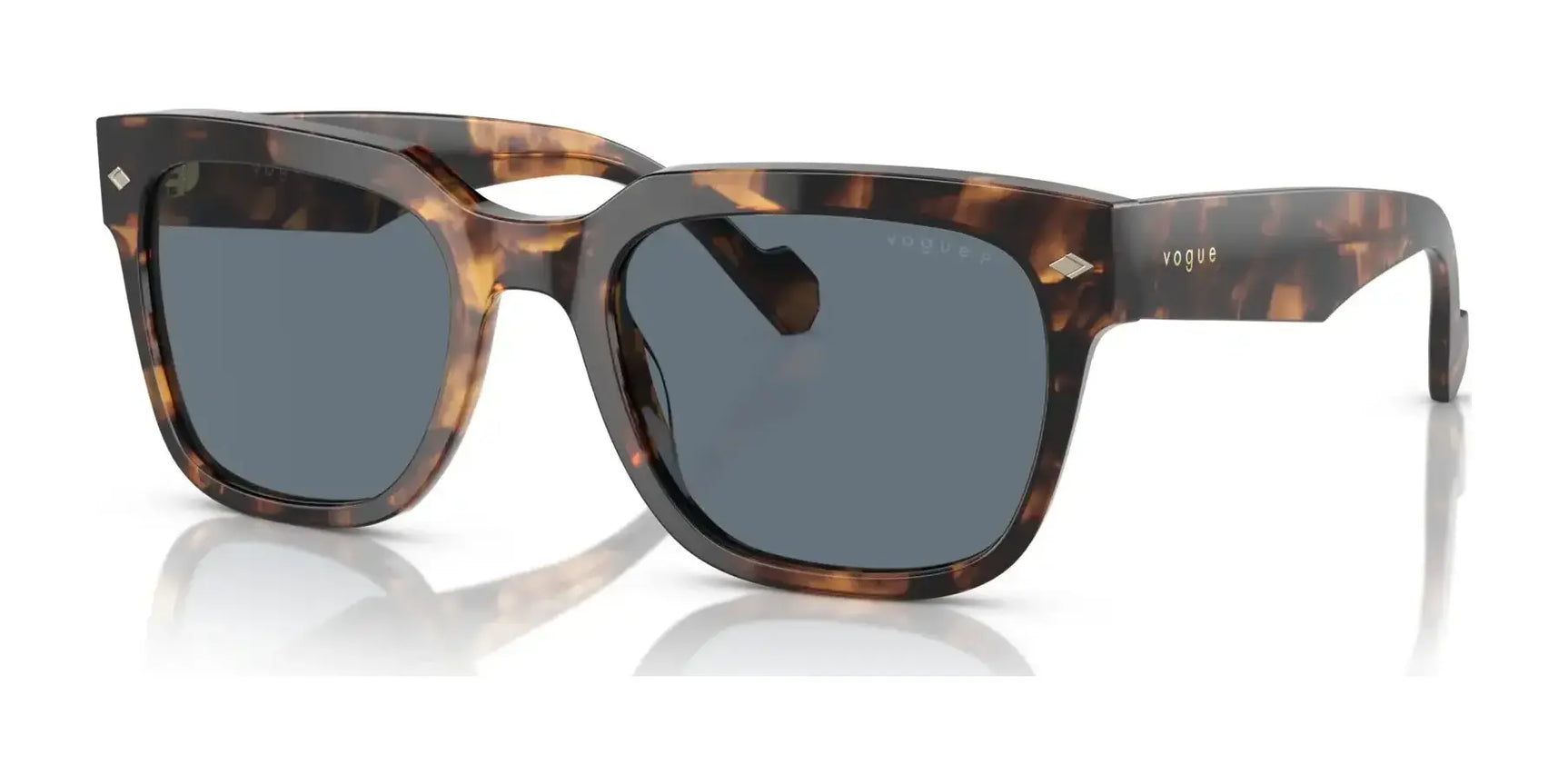 Vogue VO5490S Sunglasses Tortoise Honey / Dark Blue (Polarized)