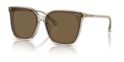 Vogue VO5499SD Sunglasses Transparent Brown / Dark Brown