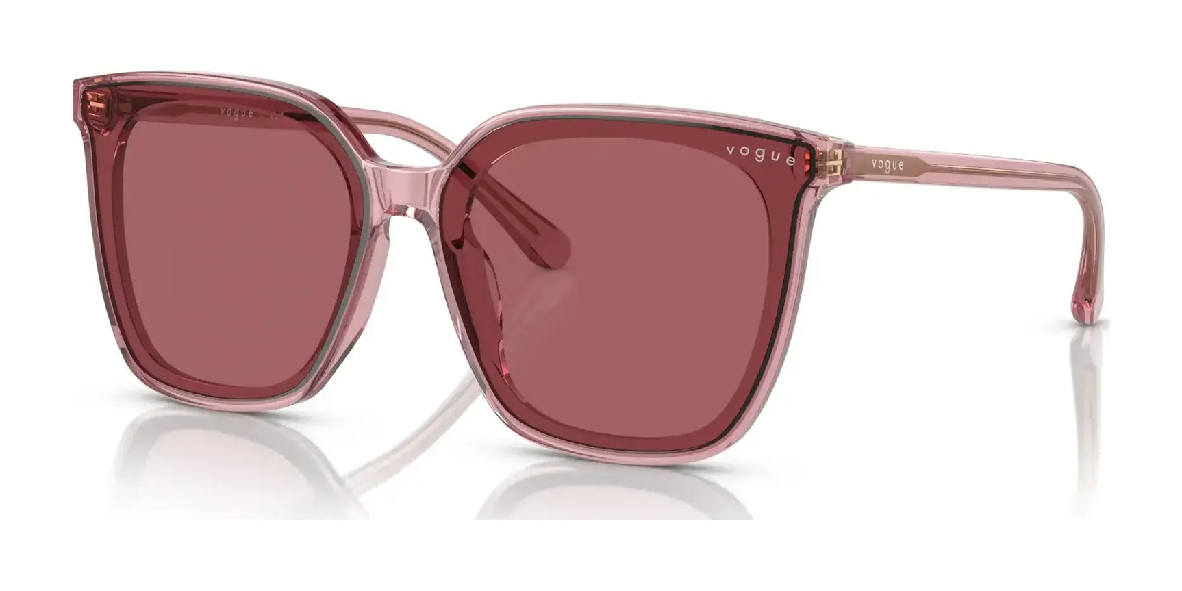 Vogue VO5499SD Sunglasses Transparent Pink / Dark Violet