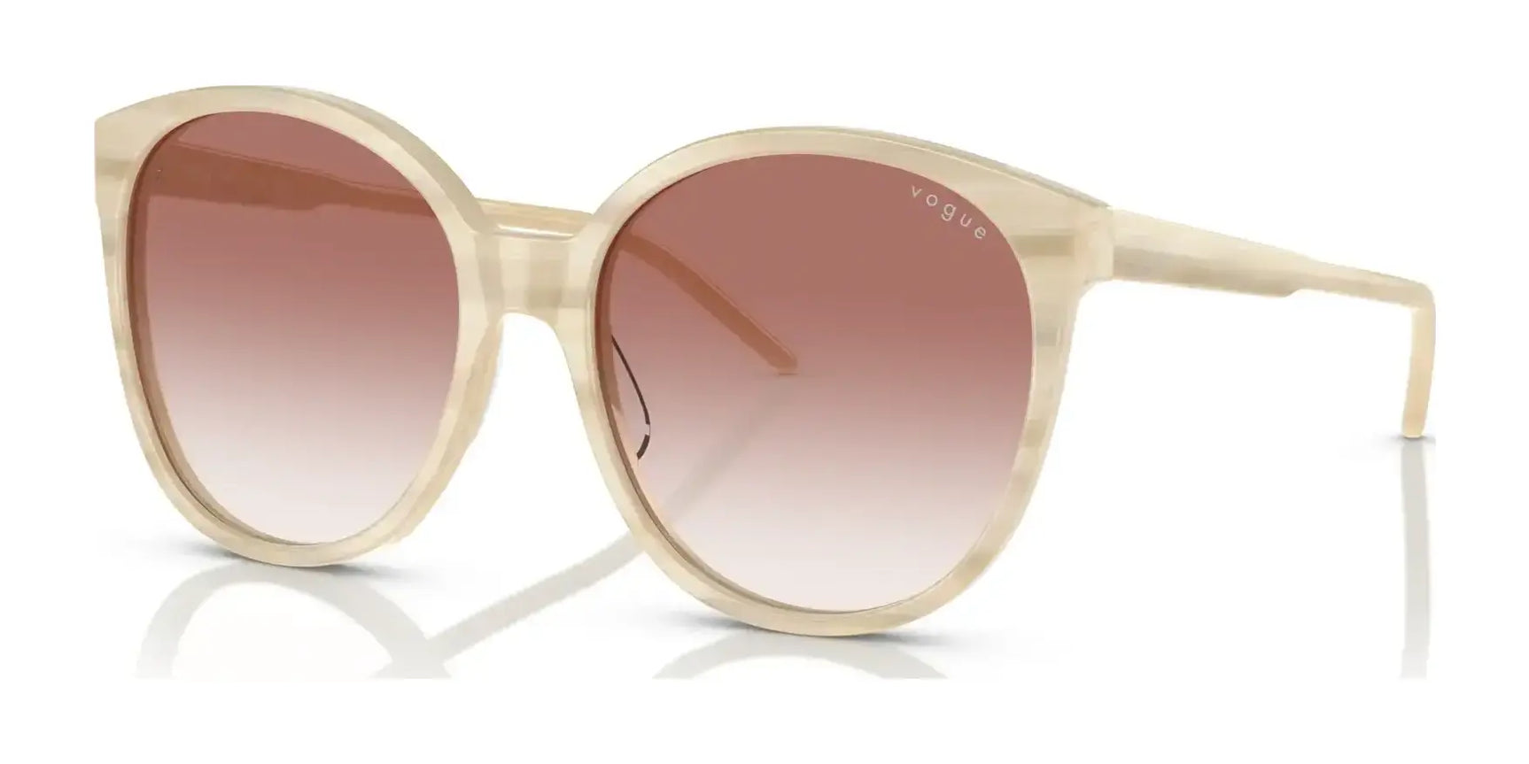 Vogue VO5509S Sunglasses Beige Horn / Clear Gradient Pink