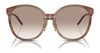 Vogue VO5509SF Sunglasses | Size 57 / Black №W44/11 / Gradient Grey (2N 30.0%)
