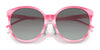 Vogue VO5509SF Sunglasses | Size 57 / Black №W44/11 / Gradient Grey (2N 30.0%)