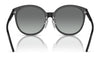 Vogue VO5509SF Sunglasses | Size 57 / Black №W44/11 / Gradient Grey (2N 30.0%)