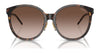 Vogue VO5509SF Sunglasses | Size 57 / Black №W44/11 / Gradient Grey (2N 30.0%)
