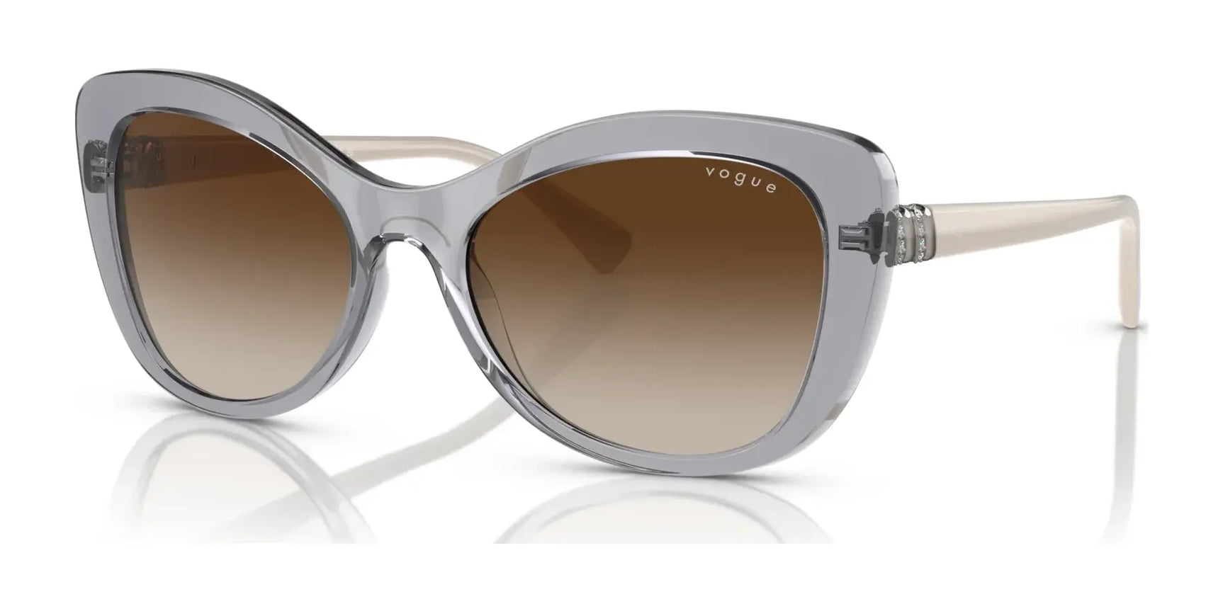 Vogue VO5515SB Sunglasses Transparent Grey / Brown Gradient