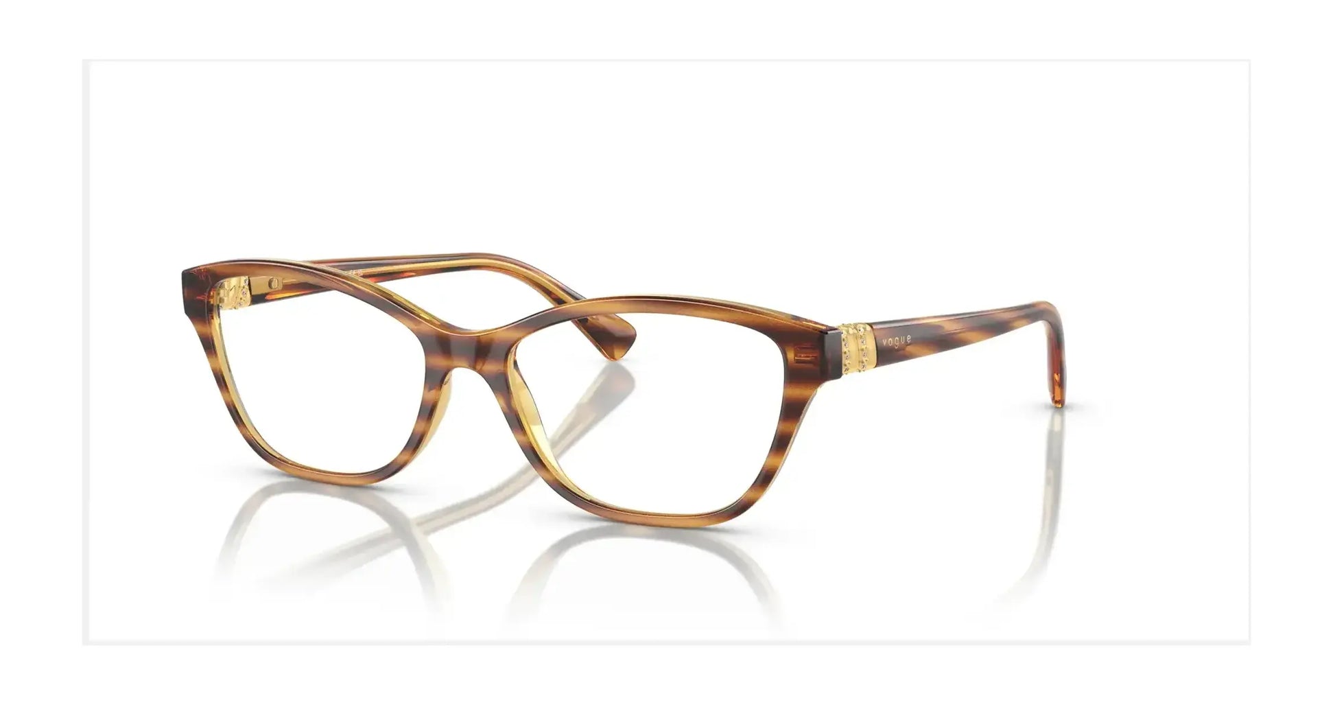 Vogue VO5516B Eyeglasses Striped Dark Havana